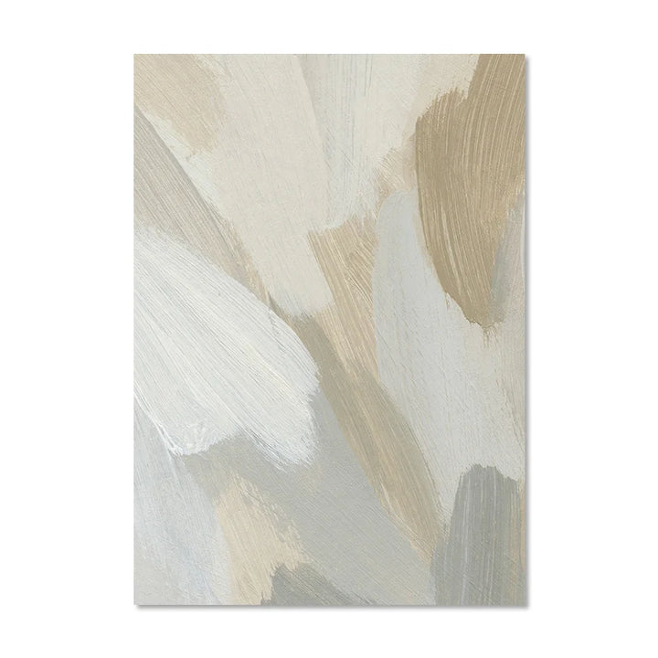 Neutrale Farben Abstrakte Dicke Pinselmalerei Wandkunst Fein Kunst Leinwanddrucke Poster Bilder Für Modernes Wohnzimmer Schlafzimmer Kunstdekoration | Karnz
