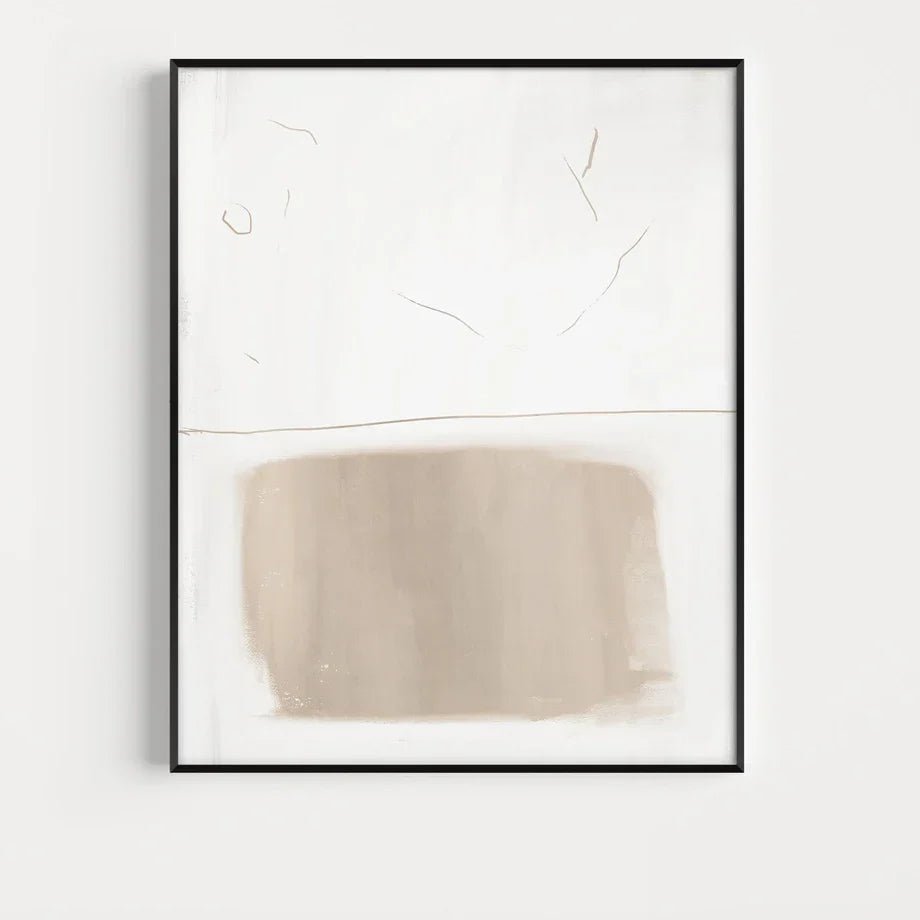 Absolute Minimal Beige White Abstract Wall Art Fine Art Canvas Prints Simple Artworks Für Moderne Wohnung Wohnzimmer Kunst Für Zeitgenössische Dekoration
