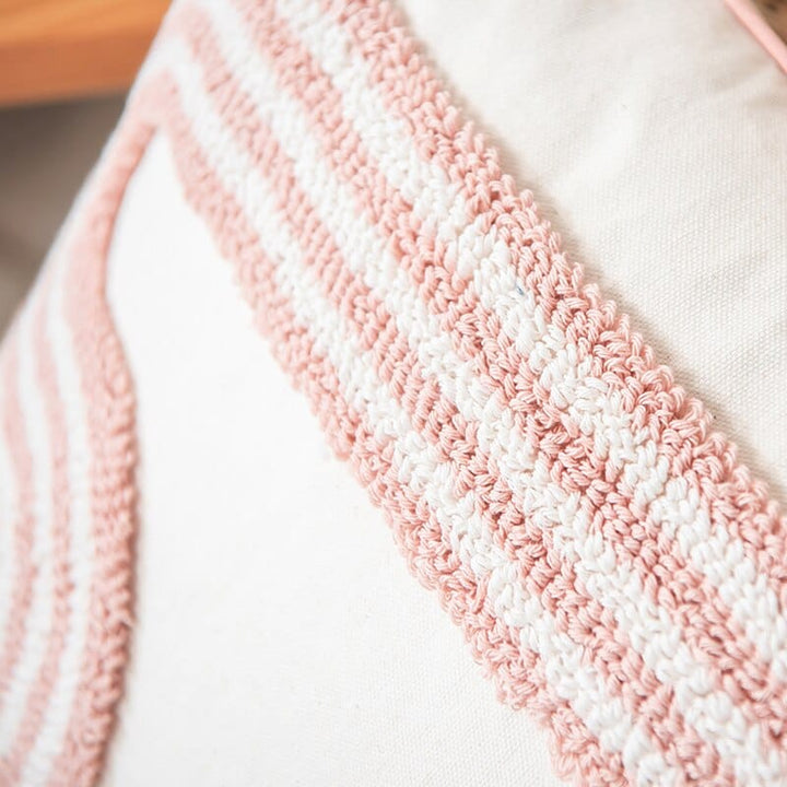 Abstrakte Loop-Tufted Kissen | Karnz