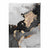 Abstraktes Kunstposter Nr. 1 in Schwarz, Grau und Gold