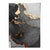 Abstraktes Kunstposter Nr. 2 in Schwarz, Grau und Gold