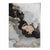 Abstraktes Kunstposter Nr. 3 in Schwarz, Grau und Gold