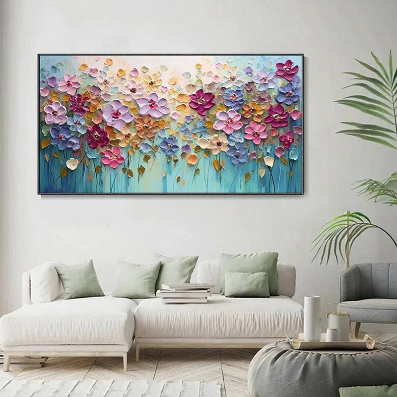 Abstract Kirschblütenbaum Wandkunst Feine Kunst Leinwanddrucke Moderne Botanische Blumenbilder Für Wohnzimmer Schlafzimmer Kunst Dekor | Karnz