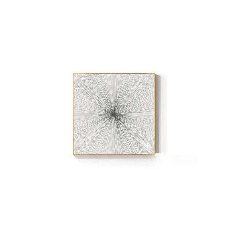 Minimalistische Goldene Sonnenlinien Abstrakte Wandkunst Feine Kunst Leinwanddrucke Quadratformat Bilder Für Modernes Apartment Wohnzimmer Kunst Für Zeitgenössische Interiors