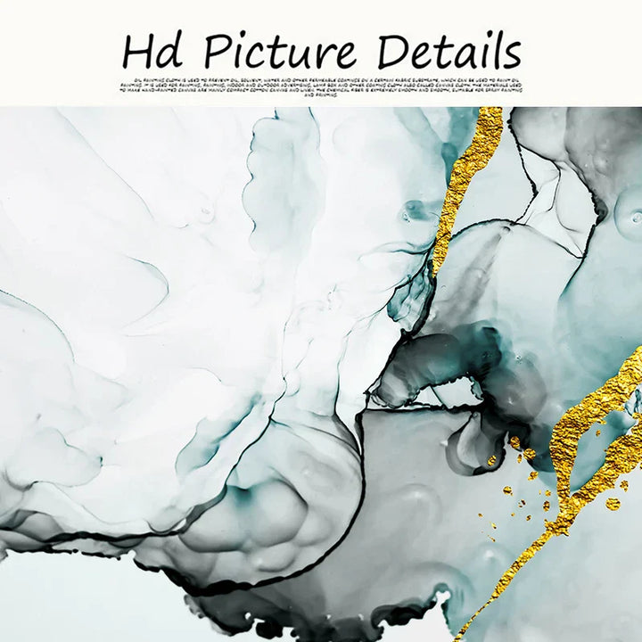 Jade Grün Grau Golden Marmor Druck Abstrakte Wandkunst Feine Kunst Leinwanddrucke Bilder Für Modernes Wohnzimmer Home Office Kunst Dekor