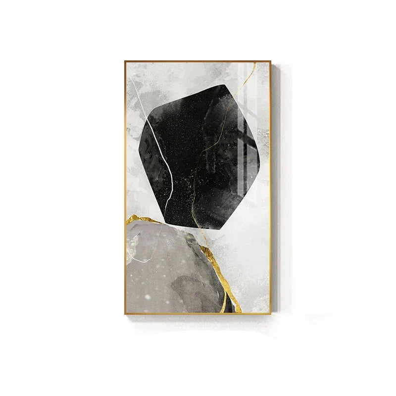Abstract Zen Kiesel Wandkunst Feine Kunst Leinwanddrucke Nordic Geomorphe Bilder Für Wohnzimmer Schlafzimmer Eingangsbereich Kunst Dekor