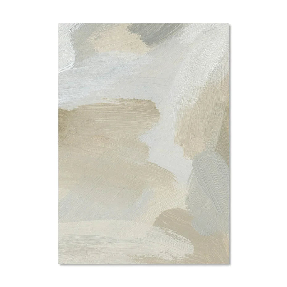 Neutrale Farben Abstrakte Dicke Pinselmalerei Wandkunst Fein Kunst Leinwanddrucke Poster Bilder Für Modernes Wohnzimmer Schlafzimmer Kunstdekoration | Karnz