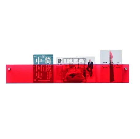 Karnz | ClearLine – Stilvolle Acryl Wandregal für Zeitschriften