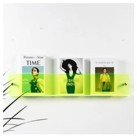 Karnz | ClearLine – Stilvolle Acryl Wandregal für Zeitschriften