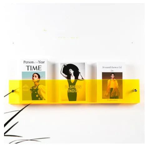 Karnz | ClearLine – Stilvolle Acryl Wandregal für Zeitschriften