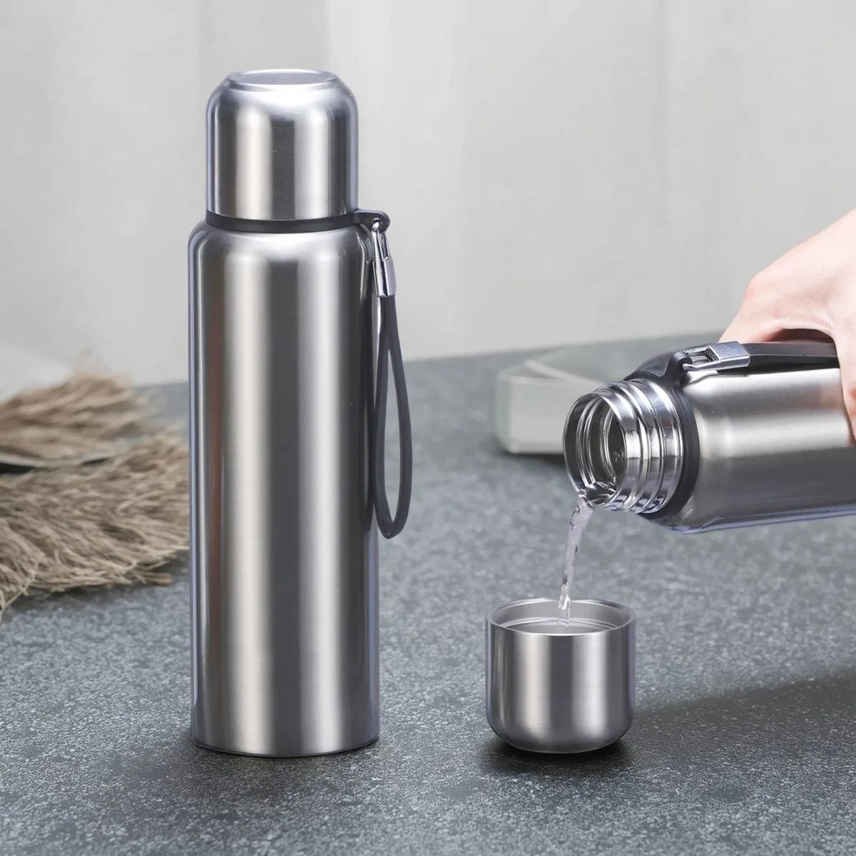 Vakuumisolierte Edelstahlflasche | Karnz