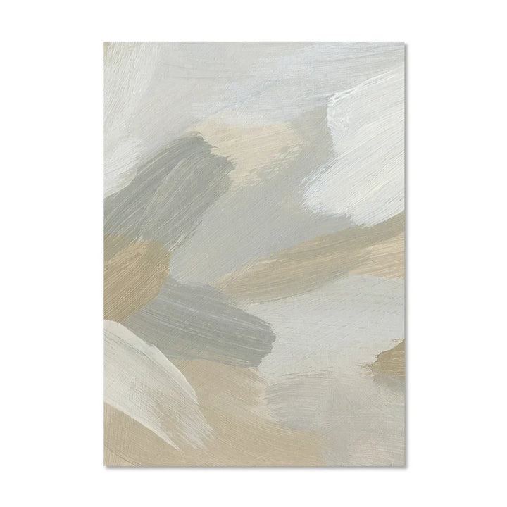 Neutrale Farben Abstrakte Dicke Pinselmalerei Wandkunst Fein Kunst Leinwanddrucke Poster Bilder Für Modernes Wohnzimmer Schlafzimmer Kunstdekoration | Karnz