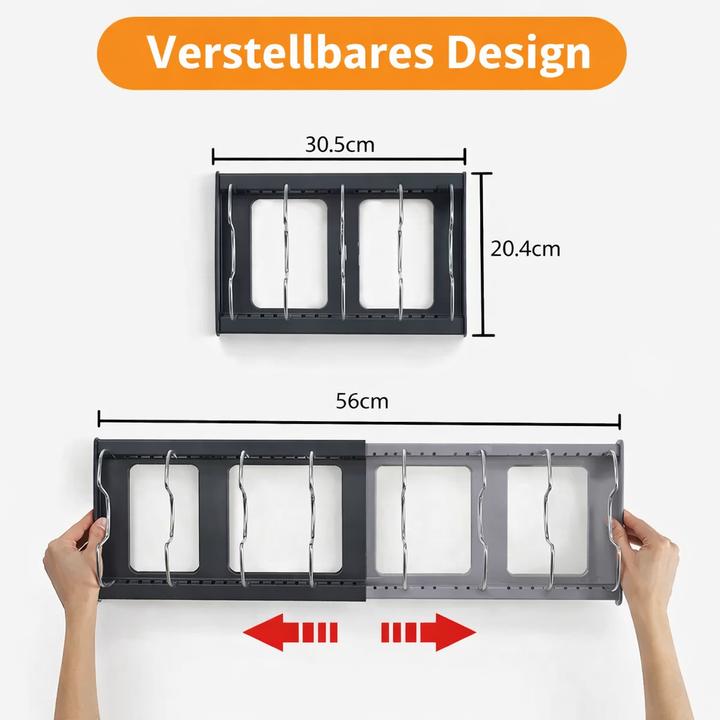 KitchenClarity — Endlich mühelos perfekte Ordnung für Ihre Lieblingspfannen und mehr! | Karnz