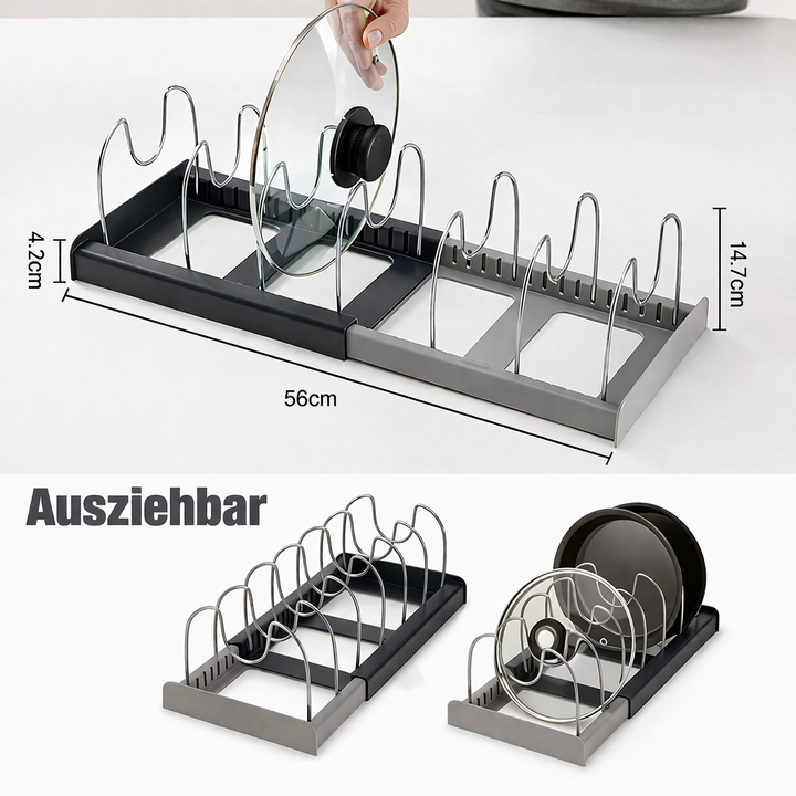 KitchenClarity — Endlich mühelos perfekte Ordnung für Ihre Lieblingspfannen und mehr! | Karnz