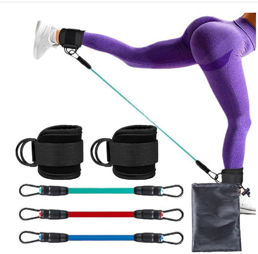 Knöchel-Fitnessband Set mit Fußschlaufen | Karnz