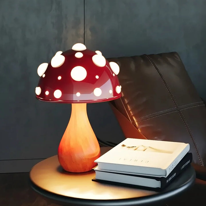 Trikolorierter Pilz Warmes Licht Atmosphäre Lampe