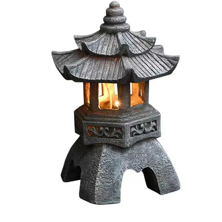 Japanische Gartenlaterne – Wetterfeste LED Außenbeleuchtung für Zen-Gärten | Karnz