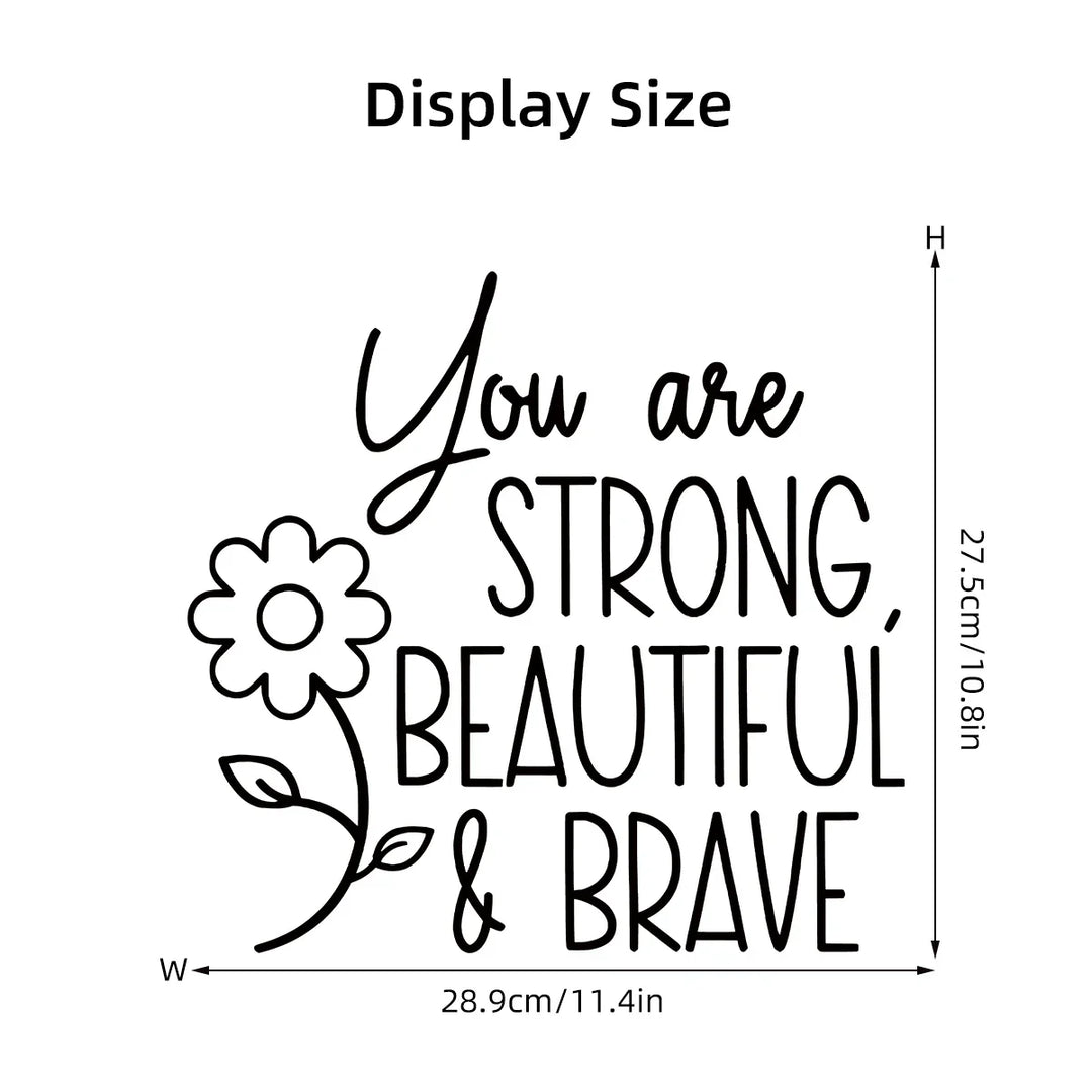 Tägliche Affirmationszitate Spiegelaufkleber Abnehmbar Peel N Stick Vinyl Aufkleber Für Badezimmer Schlafzimmer Inspirational Home Decor Akzente