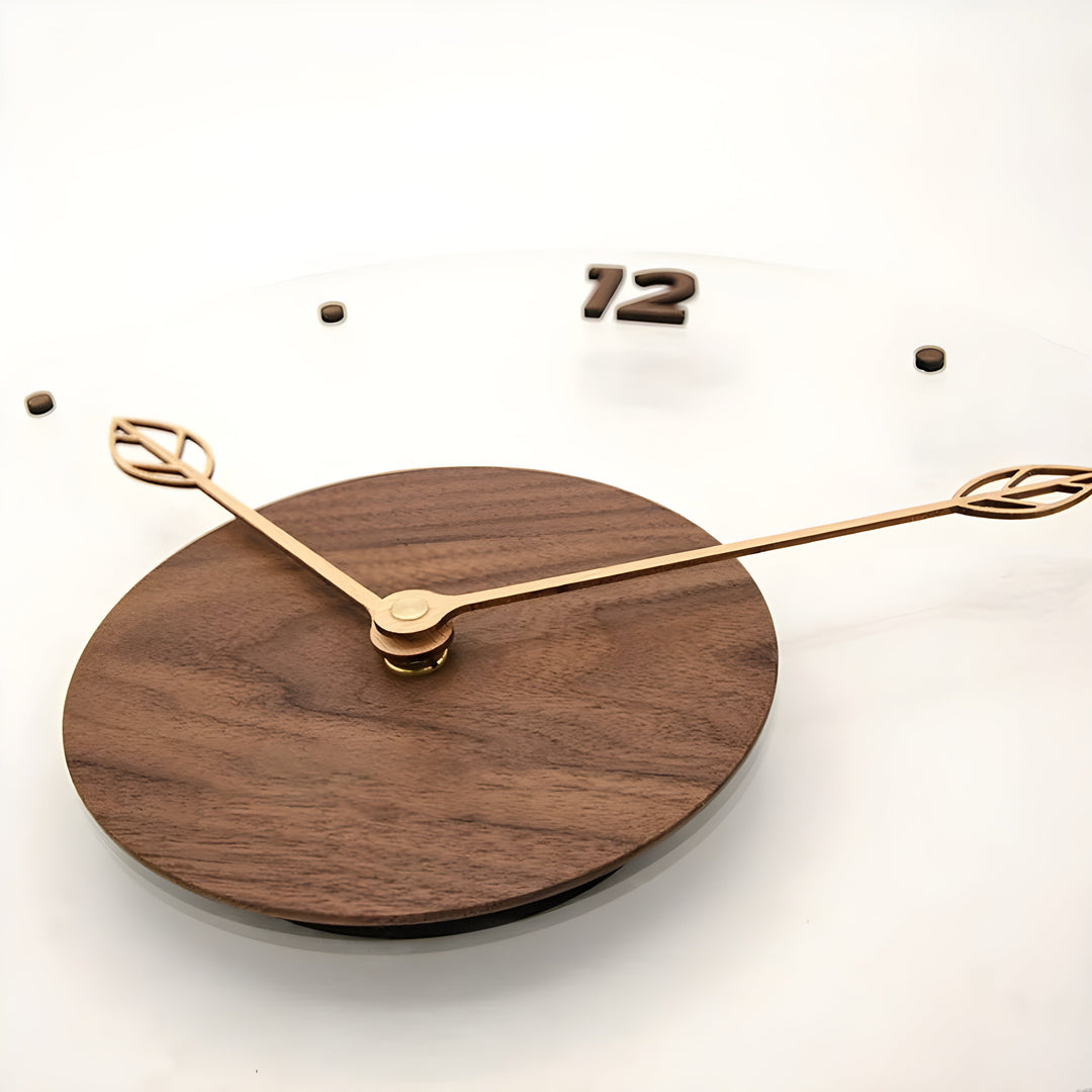 Minimalistische, stille Wanduhr mit einem einfachen Design für jeden Raum Karnz