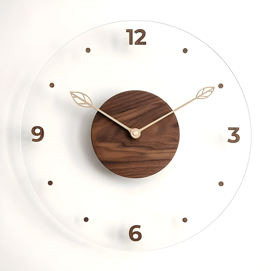 Minimalistische, stille Wanduhr mit einem einfachen Design für jeden Raum Karnz