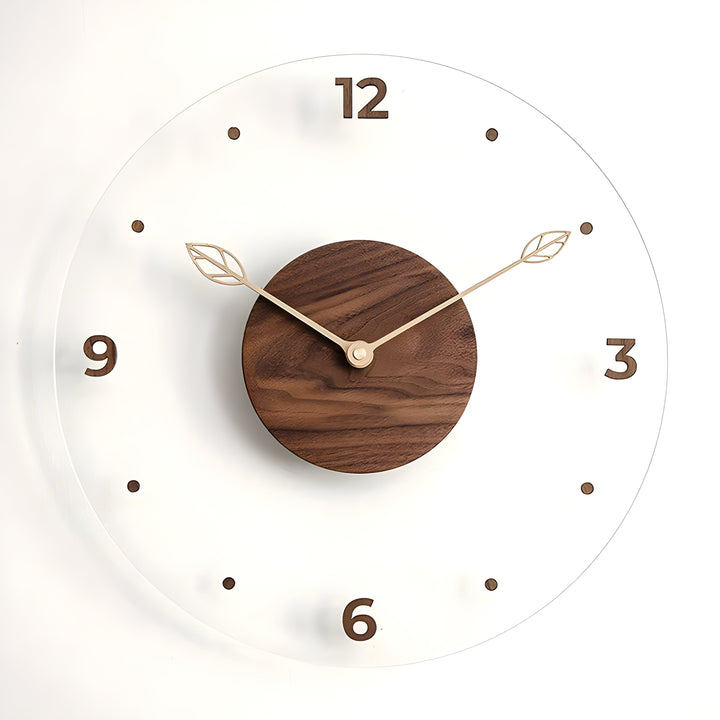 Minimalistische, stille Wanduhr mit einem einfachen Design für jeden Raum Karnz