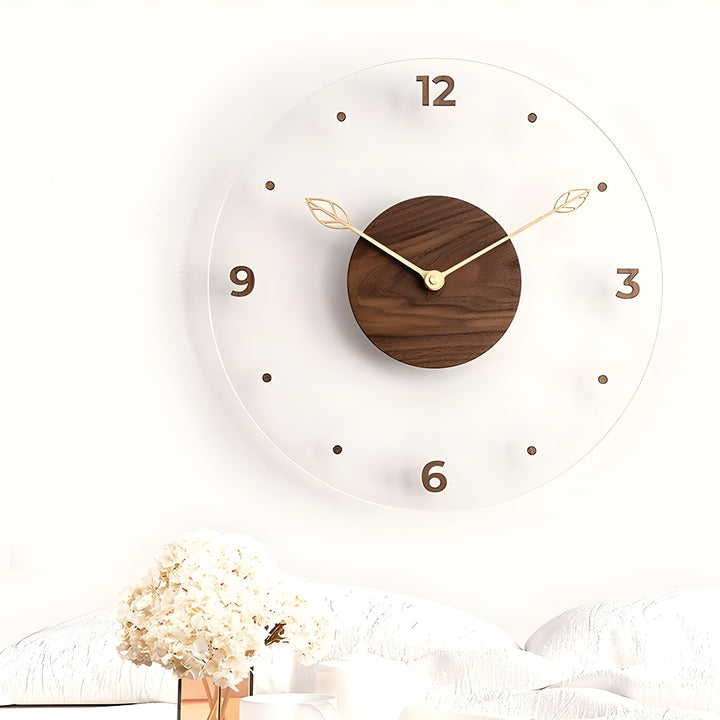 Minimalistische, stille Wanduhr mit einem einfachen Design für jeden Raum Karnz