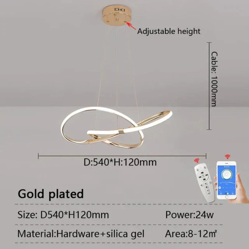 LightMaster Smart LED Pendelleuchte - Einfache Installation und sichere Befestigung | Karnz