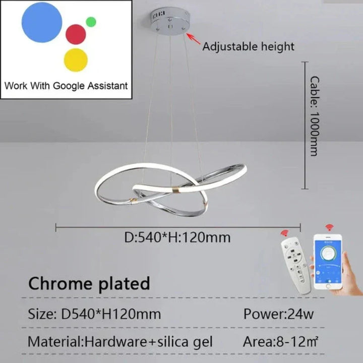 LightMaster Smart LED-Pendelleuchte – Einfache Installation und sichere Befestigung