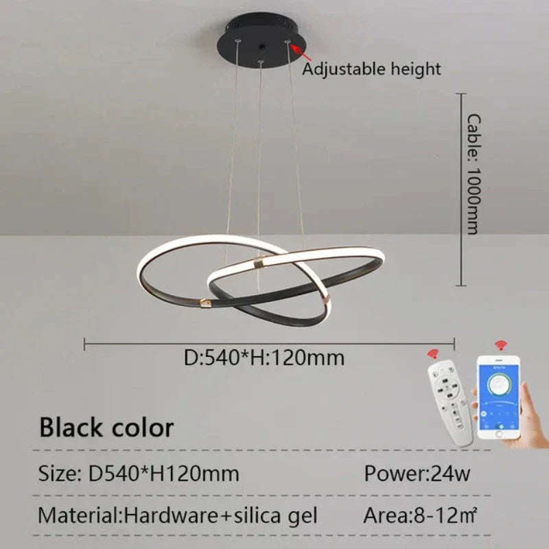 LightMaster Smart LED Pendelleuchte - Einfache Installation und sichere Befestigung | Karnz