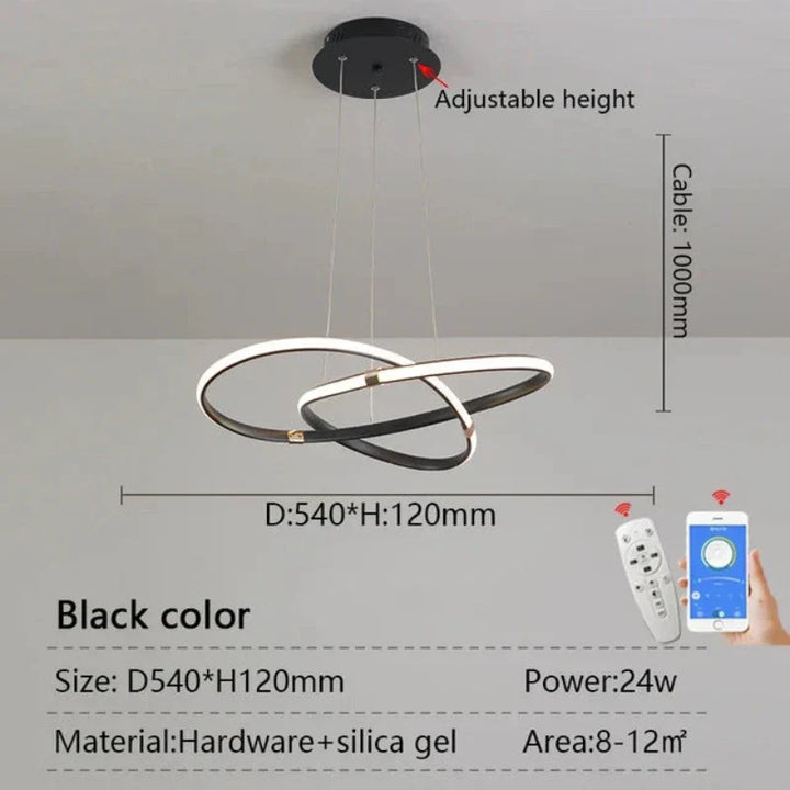 LightMaster Smart LED Pendelleuchte - Einfache Installation und sichere Befestigung | Karnz