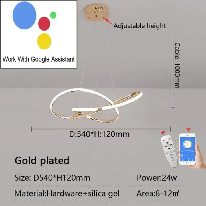 LightMaster Smart LED-Pendelleuchte – Einfache Installation und sichere Befestigung