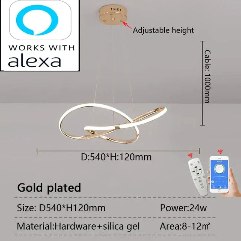LightMaster Smart LED-Pendelleuchte – Einfache Installation und sichere Befestigung