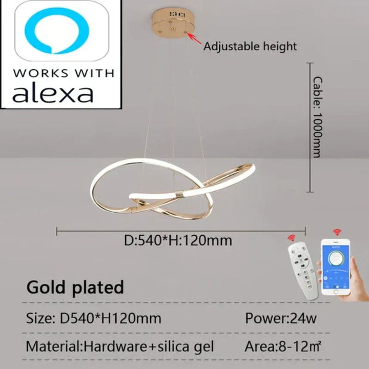 LightMaster Smart LED-Pendelleuchte – Einfache Installation und sichere Befestigung