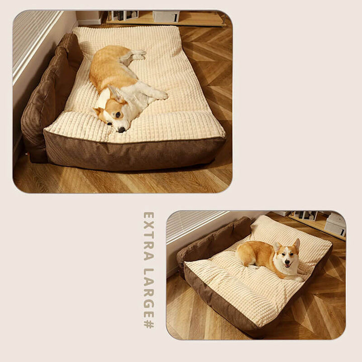 Ultra-bequeme orthopädische Hundebett mit Terylen-Stoff | Karnz