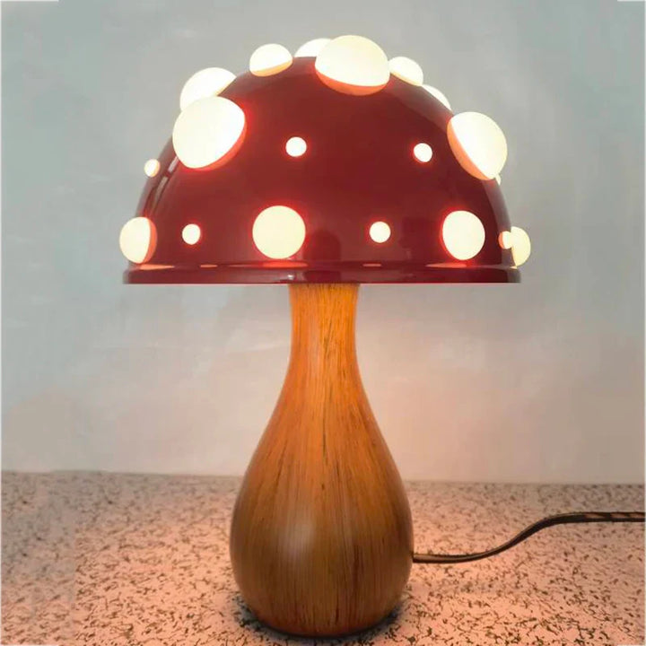 Pilz Lampe – Retro LED Tischleuchte im Pilzdesign für gemütliche Innenräume | Karnz