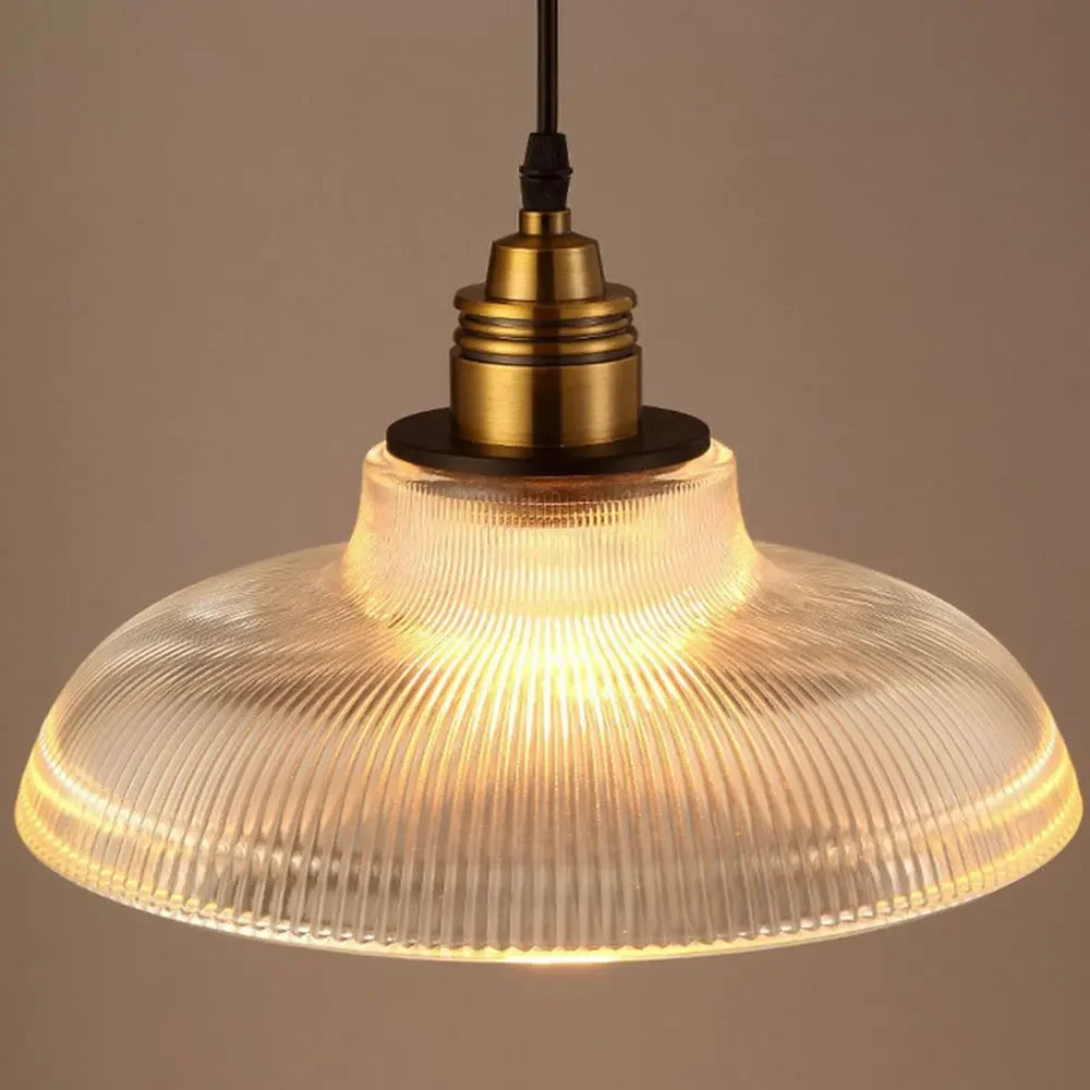 Vintage Glas Pendelleuchten im Industrial Stil – Retro Deckenleuchten für Esszimmer oder Wohnzimmer | Karnz