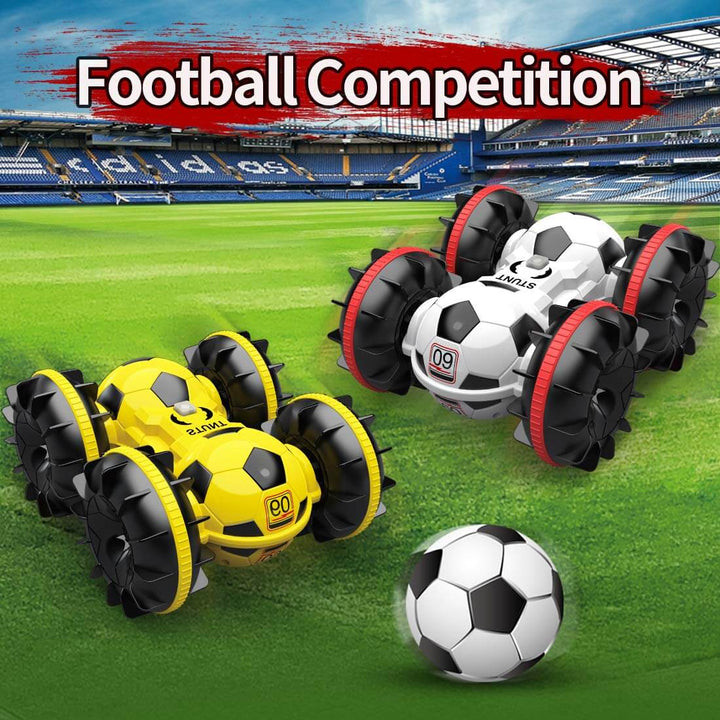 Amphibienauto mit Fernsteuerung, Geländefußball, ferngesteuertes Boot, Poolspielzeug, Geschenk für Jungen und Mädchen