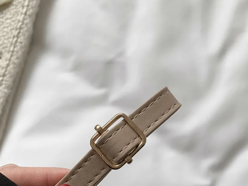 Stil Feder Damenhandtasche aus PU-Leder mit Crossbody-Gurt | Karnz