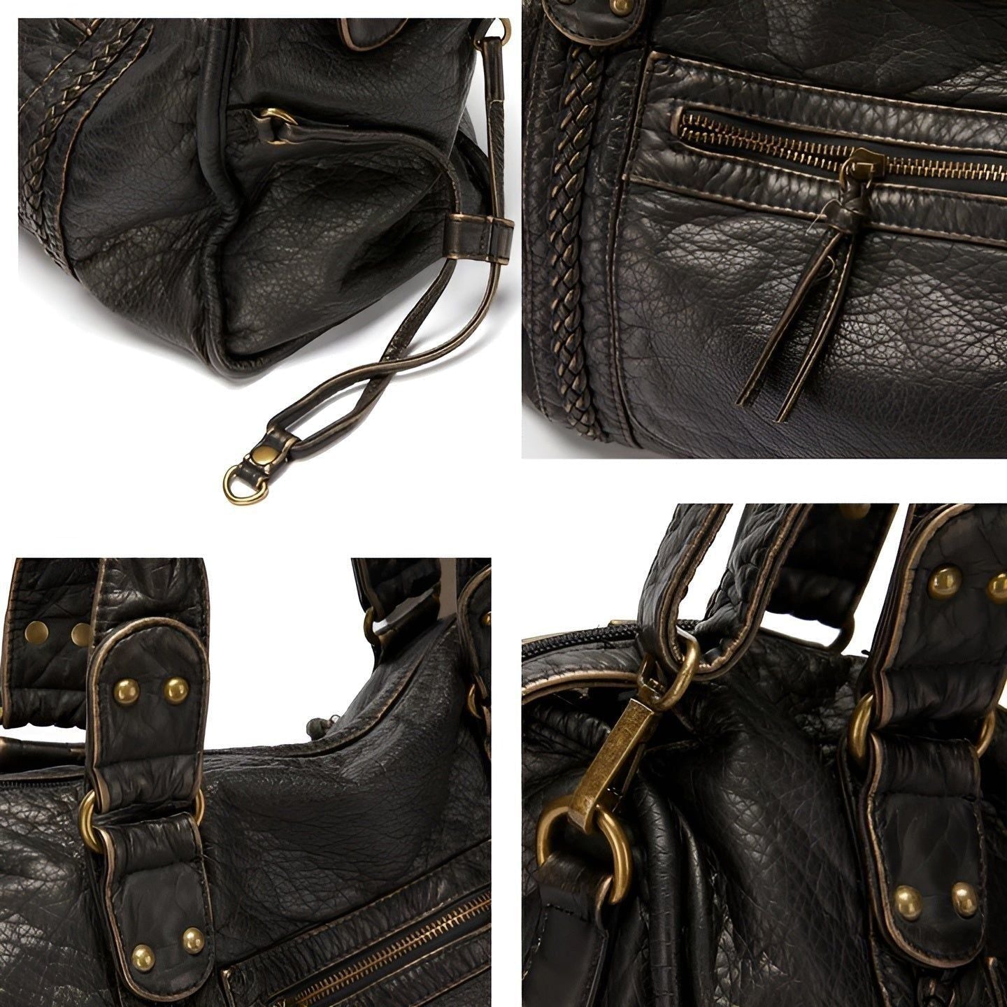 Schultertasche aus echtem Leder – Hochwertig und elegant | Perfekt für Alltag und Büro
