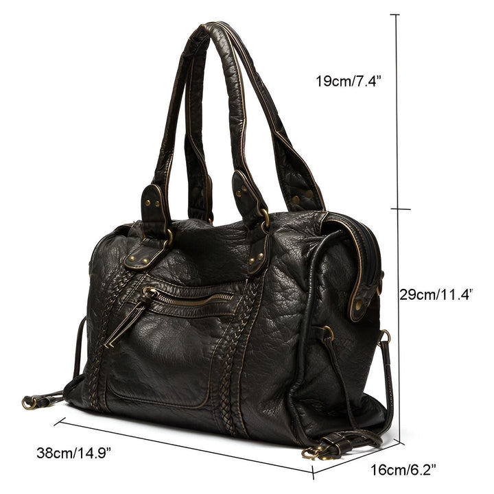 Schultertasche aus echtem Leder – Hochwertig und elegant | Perfekt für Alltag und Büro