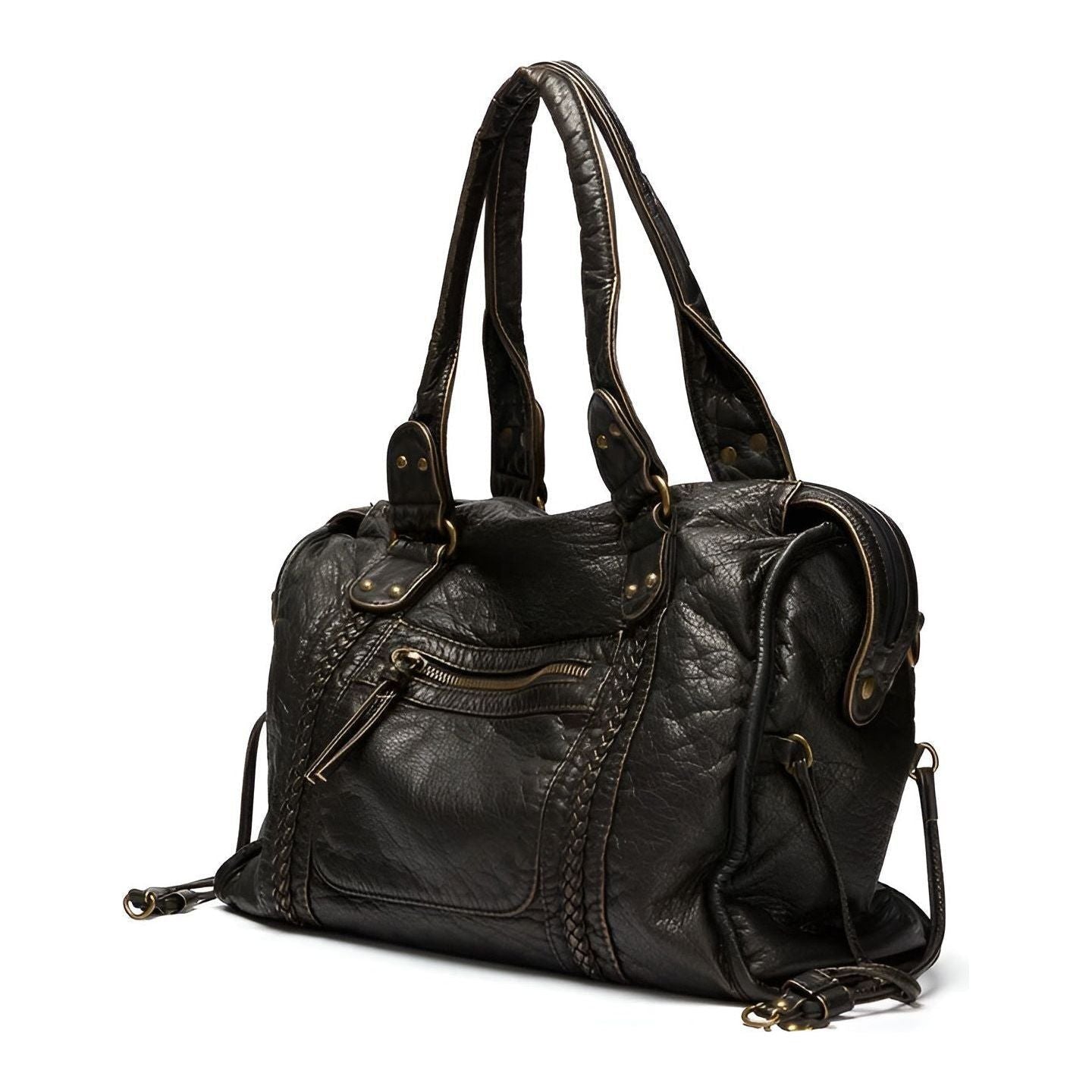 Schultertasche aus echtem Leder – Hochwertig und elegant | Perfekt für Alltag und Büro