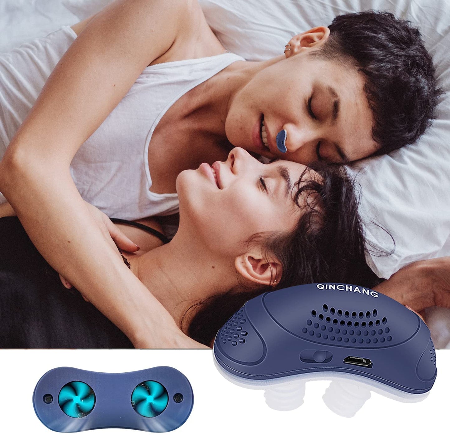 Karnz | Anti-Schnarch-Gerät | Schlauchloses, maskenloses Mikro-CPAP