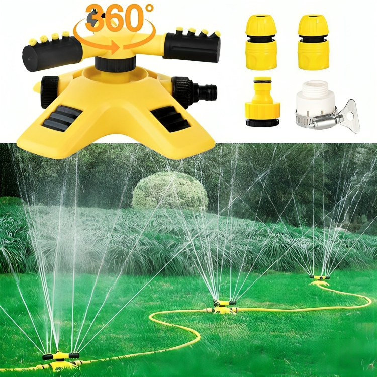 Rotierender Rasensprenger – 360° verstellbare Gartenbewässerung
