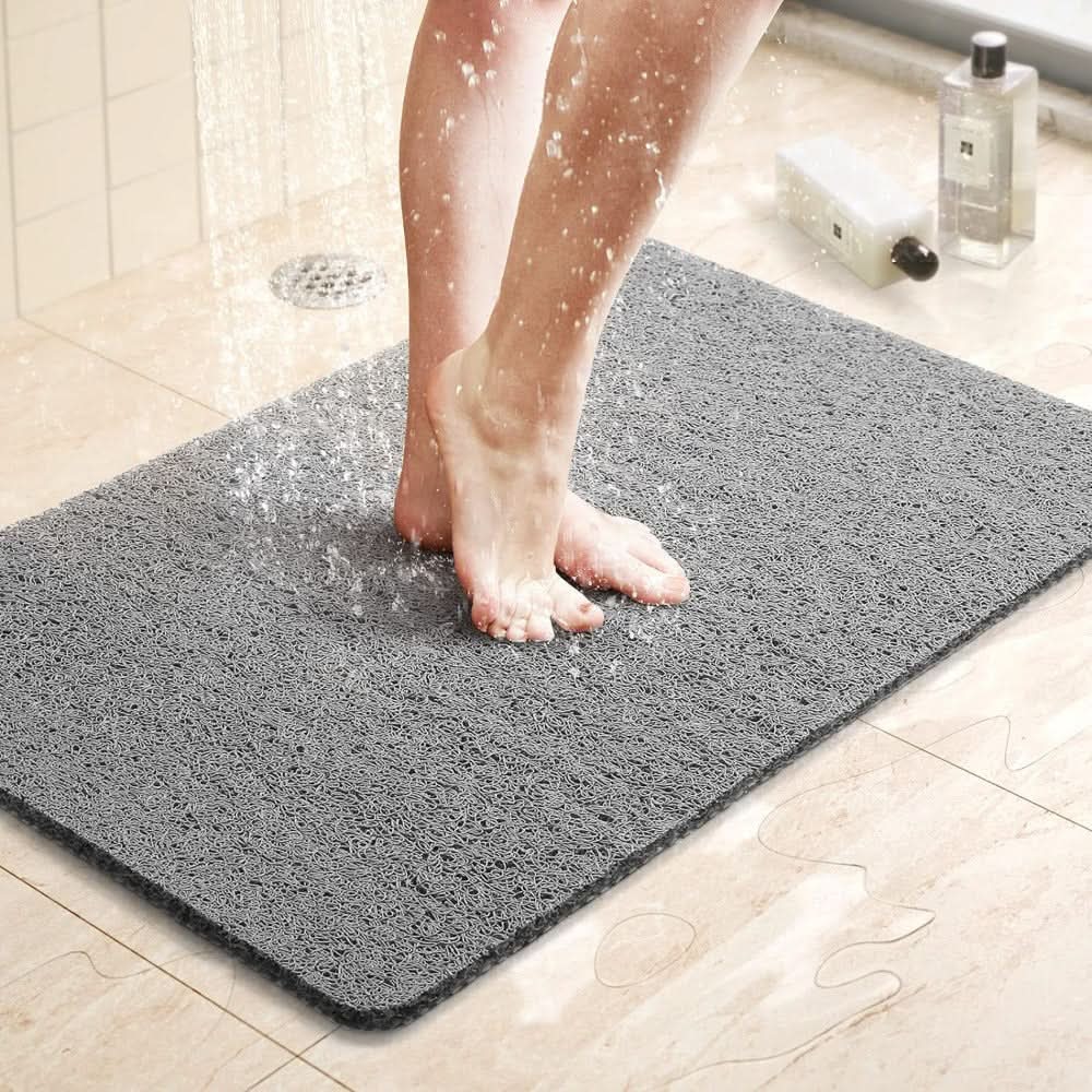 AQUALUXE Rutschfeste Duschmatte mit Drainage | Karnz