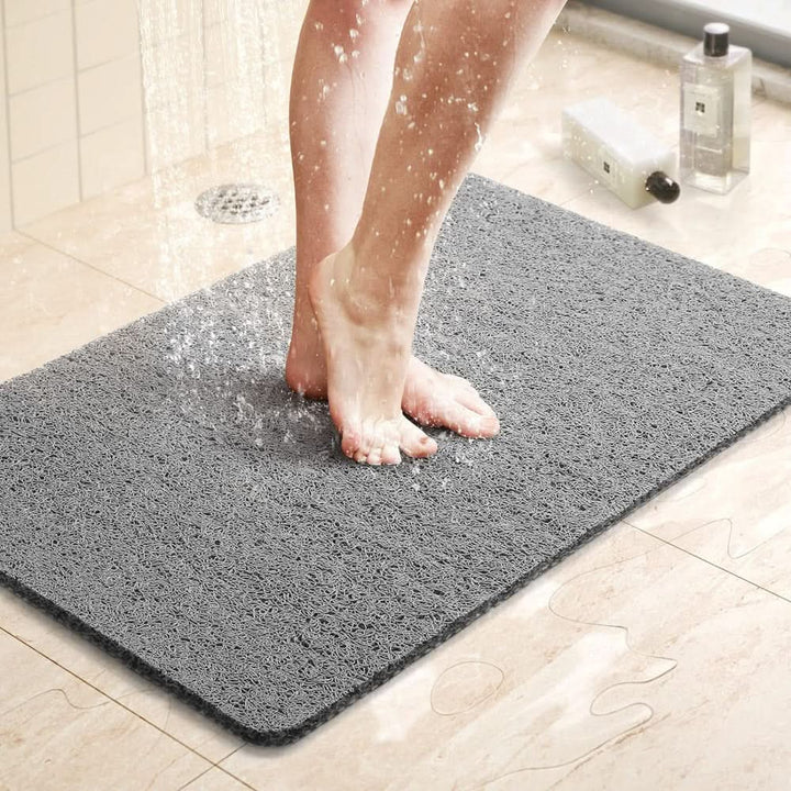 AQUALUXE Rutschfeste Duschmatte mit Drainage | Karnz