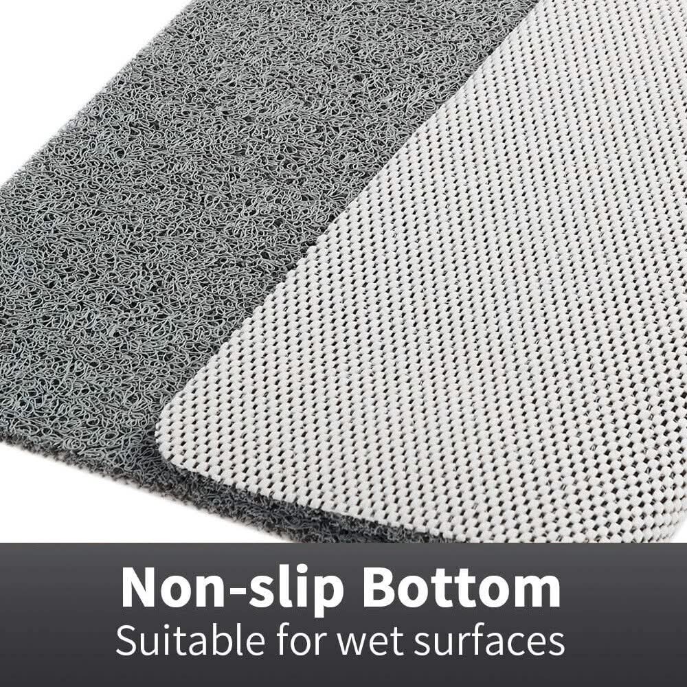 AQUALUXE Rutschfeste Duschmatte mit Drainage | Karnz