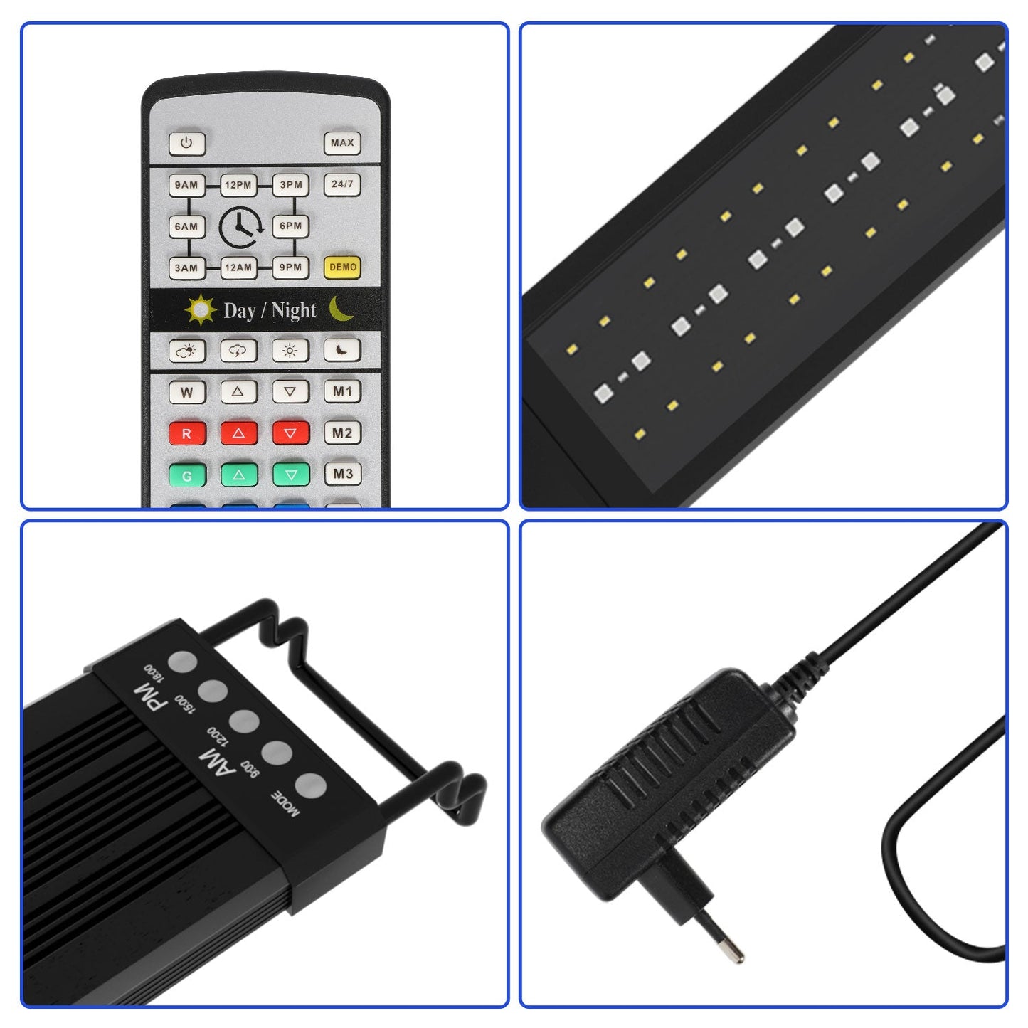 LED Aquarium Beleuchtung 24/7 Modus mit Zeitschaltung | Karnz