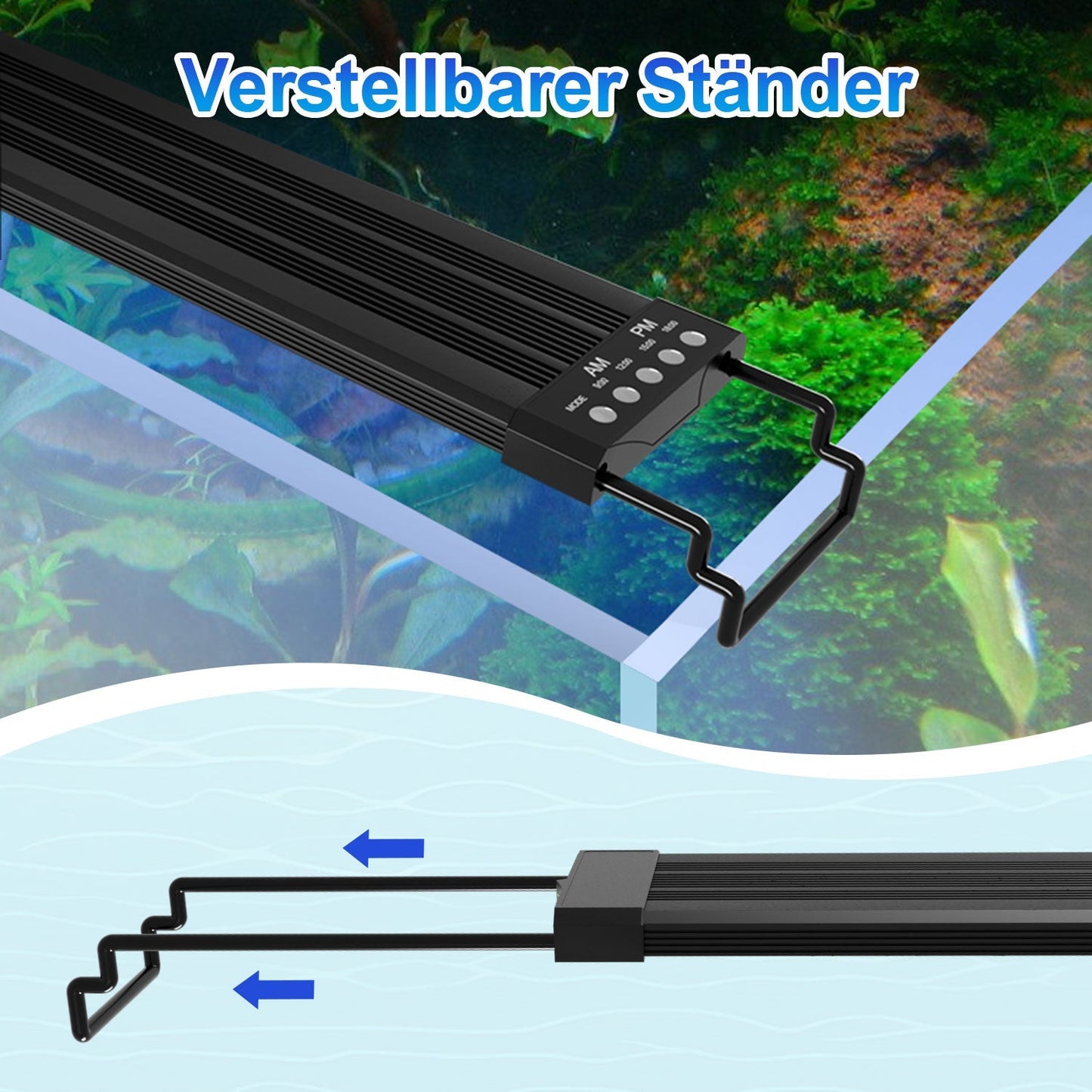 LED Aquarium Beleuchtung 24/7 Modus mit Zeitschaltung | Karnz