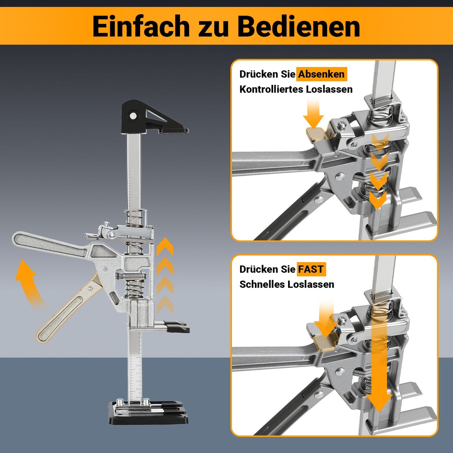 2X Arbeitssparender Heber Handhebewerkzeug Maximale 200KG | Karnz