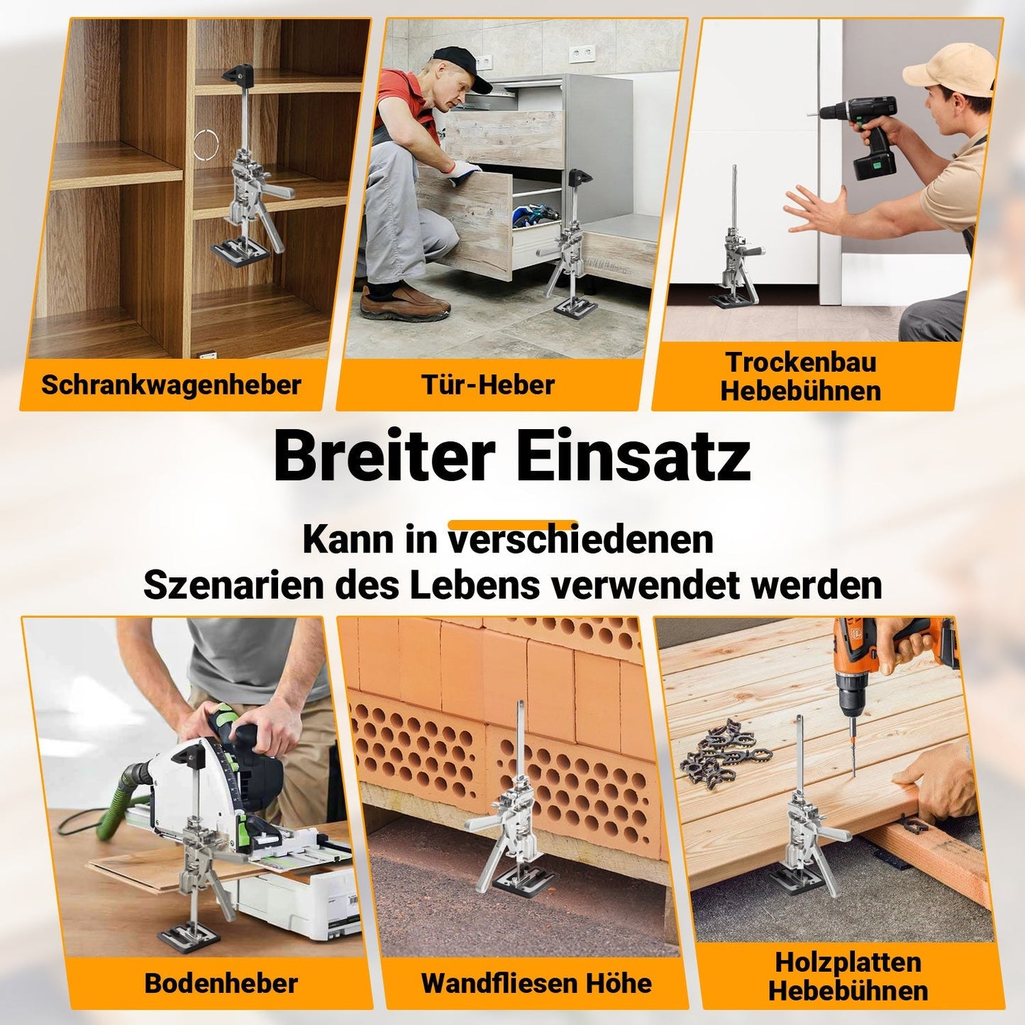 2X Arbeitssparender Heber Handhebewerkzeug Maximale 200KG | Karnz